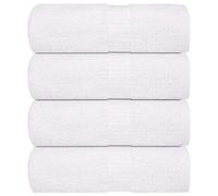 Vidaxl Serviettes D'invité 4 Pcs Blanc 30x50 Cm 360 G/M² 100% Coton