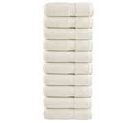 vidaXL Serviettes d'invité Solund Qualité supérieure 10 pcs Crème