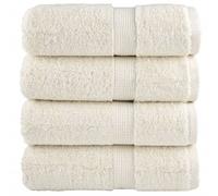 Vidaxl Serviettes D'invité De Qualité Supérieure Solund 4 Pcs Crème