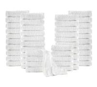 Serviettes pour invités 50 pcs Coton 350 g/m² 30x30 cm Blanc