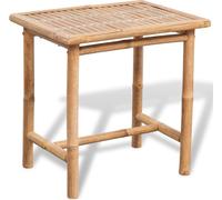 vidaXL Set de bistrot 3 pièces avec coussins en bambou