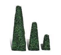 vidaXL Set de buis 3 pcs. artificiel taille en forme de pyramide