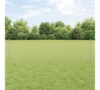 Vidaxl Set De Clôtures De Jardin Set De 2 Acier Galvanisé 25 X 0,5 M