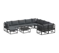 vidaXL Set de Meubles de Jardin modulables pour Un Coin Salon ou Un Repas en extérieur