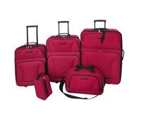 vidaXL Set de valises rouges 5 pièces