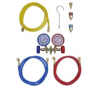 vidaXL Ensemble de manomètre à 2 voies pour climatiseur