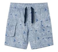 vidaXL Short pour Enfants avec Cordon de Serrage Bleu foncé 104