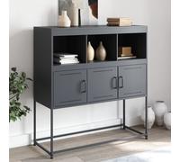 vidaXL Sideboard Anthracite 100,5x39x107 cm Acier