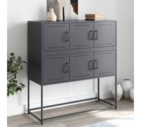 vidaXL Sideboard Anthracite 100,5x39x107 cm Acier