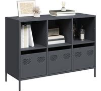 vidaXL Sideboard Anthracite 101,5x39x73,5 cm Acier laminé à froid
