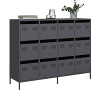 vidaXL Sideboard Anthracite 135x39x103,5 cm Acier laminé à froid