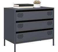vidaXL Sideboard Anthracite 68x39x58,5 cm Acier laminé à froid