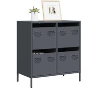 vidaXL Sideboard Anthracite 68x39x73,5 cm Acier laminé à froid