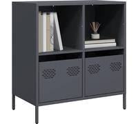 vidaXL Sideboard Anthracite 68x39x73,5 cm Acier laminé à froid