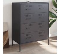 vidaXL Sideboard Anthracite 68x39x89 cm Acier