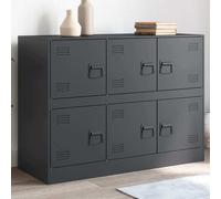 vidaXL Sideboard Anthracite 99x39x73 cm Acier