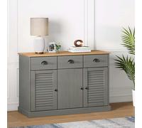 vidaXL Sideboard avec tiroirs VIGO 113x40x75 cm Pin massif