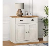 vidaXL Sideboard avec tiroirs VIGO 78x40x75 cm pin massif