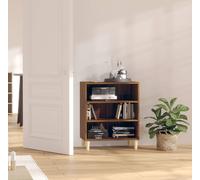 vidaXL Sideboard brun imitation chêne 57x35x70 cm Bois composite