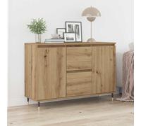 vidaXL Sideboard chêne artisanal 101,5 x 35 x 70 cm Bois composite