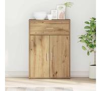 vidaXL Sideboard chêne artisanal 79 x 38 x 80 cm Bois composite
