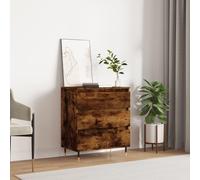 vidaXL Sideboard chêne fumé 60x35x70 cm bois composite