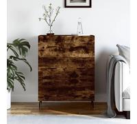 Vidaxl Buffet Chêne Fumé 69,5x34x90 Cm Bois D'ingénierie Multicolore