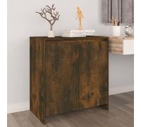 vidaXL Sideboard chêne fumé 70x41x75 cm bois composite
