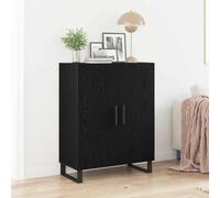 vidaXL Sideboard Chêne noir 69.5 x 34 x 90 cm Bois composite