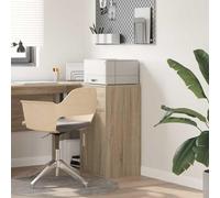 vidaXL Sideboard Chêne Sonoma 38 x 34,5 x 75 cm Matériau dérivé du bois