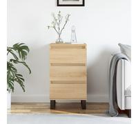 Buffet, Armoire Latérale avec Rangement, Commode avec Pieds, Meuble de Salon Salle de Séjour Intérieur, Chêne Sonoma Bois d'Ingénierie
