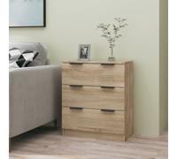 vidaXL Sideboard chêne Sonoma 60x30x70 cm Matériau dérivé du bois