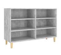 vidaXL Sideboard gris béton 103,5x35x70 cm Bois composite