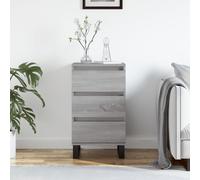 Buffet, Armoire Latérale avec Rangement, Commode avec Pieds, Meuble de Salon Salle de Séjour Intérieur, Sonoma Gris Bois d'Ingénierie