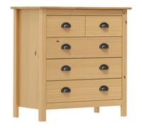 vidaXL Sideboard Hill 79x40x80 cm Pin massif