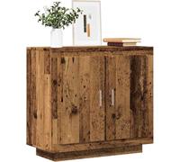vidaXL Sideboard imitation vieux bois 80x40x75 cm bois composite