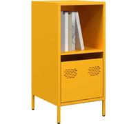 vidaXL Sideboard jaune moutarde 35x39x73,5 cm Acier laminé à froid