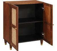 vidaXL Sideboard Marron 60 x 33.5 x 75 cm bois de manguier massif