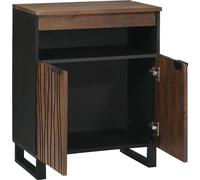 vidaXL Sideboard Marron 60 x 33 x 75 cm bois de manguier massif