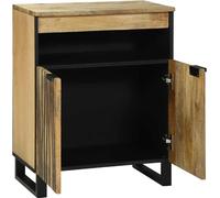 vidaXL Sideboard Marron 60 x 33 x 75 cm bois de manguier massif