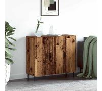 vidaXL Sideboard Marron 90 x 34 x 80 cm Bois composite