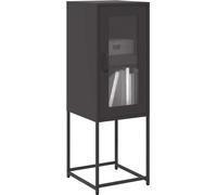 vidaXL Sideboard noir 36x39x107 cm Acier laminé à froid