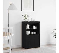 vidaXL Sideboard Noir 60 x 37 x 100 cm Bois composite