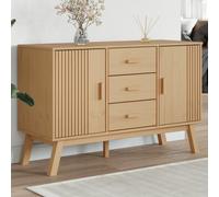 vidaXL Sideboard OLDEN Marron 114x43x73,5 cm Pin massif