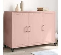 vidaXL Sideboard Rosa 100,5x39x72 cm Acier