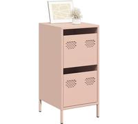 vidaXL Sideboard Rosa 35x39x73,5 cm Acier laminé à froid