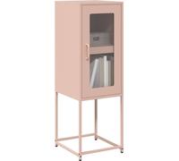 vidaXL Sideboard Rosa 36x39x107 cm Acier laminé à froid