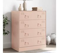 vidaXL Sideboard Rosa 67x39x83 cm Acier