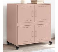 vidaXL Sideboard Rosa 68,5x39x72 cm Acier laminé à froid