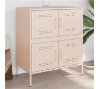 vidaXL Sideboard Rosa 68x39x79 cm Acier